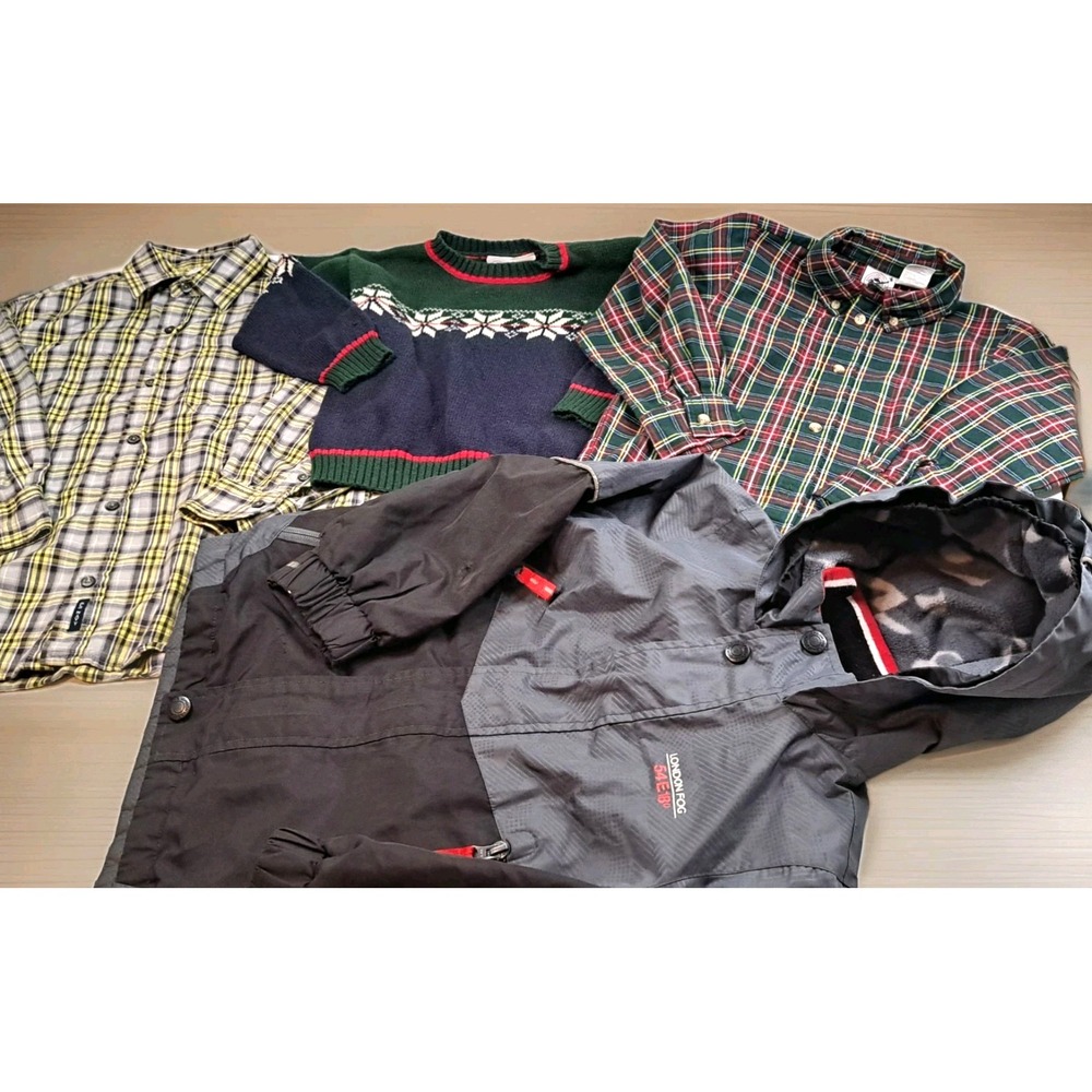 Boys 7 Preppy Winter Clothing Lot Good Lad of Philadelphia Old‎ Navy London Fog